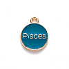 Alloy Enamel Pendants ENAM-S124-01B-05H-3