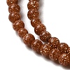 Synthetic Goldstone Beads Strands X-G-B090-A08-01-3