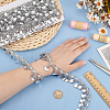 Polyester Lace Ribbon with Plastic Charms Tassel OCOR-WH0078-202A-02-3