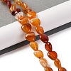 Natural Red Agate Beads Strands G-I372-A03-01-2