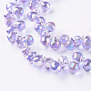 Transparent Glass Beads Strands X-GLAA-T006-14H-3