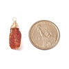 Natural Amber Pendants PALLOY-JF01827-02-3