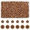 400Pcs 2 Styles Opaque Acrylic Beads SACR-YW0002-15-1