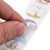 8 Patterns Easter Theme Self Adhesive Paper Sticker Rolls DIY-C060-03K-4