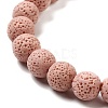 Natural Lava Rock Bead Strands G-L435-03-8mm-19-3