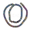 Electroplated Natural Lava Rock Beads Strands G-Q1009-G01-02C-2