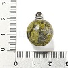 Natural Unakite Perfume Bottle Pendants G-K338-22P-11-3