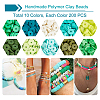 Handmade Polymer Clay Beads CLAY-FH0001-02C-02-6