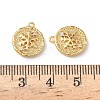 Christmas Brass Micro Pave Clear Cubic Zirconia Pendants KK-A280-03D-G-3