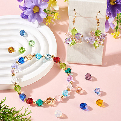 10Pcs Glass Imitation Austrian Crystal Beads GLAA-TADJ0001-11I-1