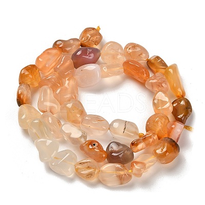 Natural Carnelian Beads Strands G-P497-01E-83-1