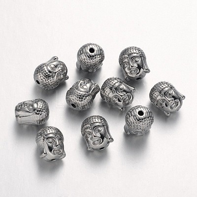 Tibetan Style Alloy Beads TIBEB-60542-P-FF-1