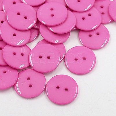Acrylic Sewing Buttons BUTT-E084-B-02-1