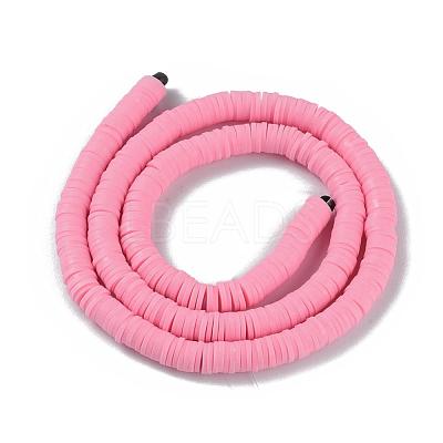 Handmade Polymer Clay Beads X-CLAY-R067-3.0mm-28-1