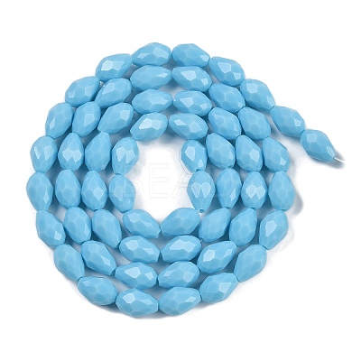 Opaque Solid Color Beads Strands EGLA-N013-P4mm-D10-1