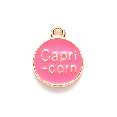 Alloy Enamel Pendants ENAM-S124-01B-03E-1