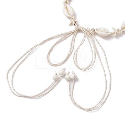 Waxed Cotton Waist Beads NJEW-JN04634-01-1