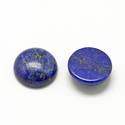 Natural Lapis Lazuli Cabochons G-R416-16mm-33-1