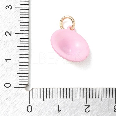 Brass Enamel Pendants KK-CBA1122-01G-06-1