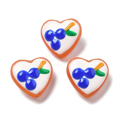Baking Paint Glass Enamel Beads LAMP-V001-06E-1