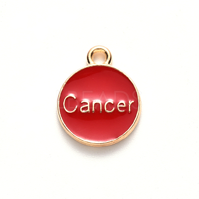 Alloy Enamel Pendants ENAM-S124-01B-07D-1