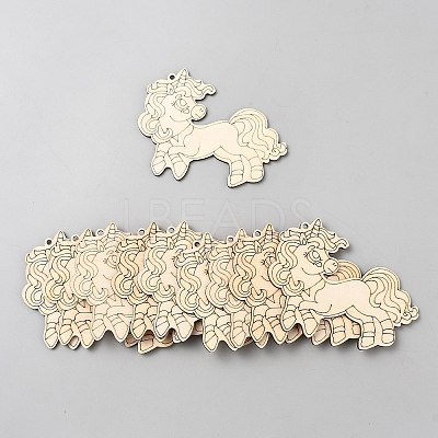 Unicorn Unfinished Wood Pieces WOOD-CJC0007-04B-1