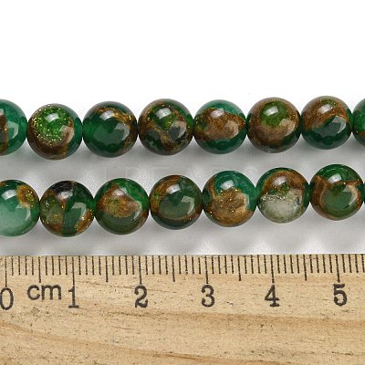 Synthetic Gold Clinquant Stone Beads Strands G-P549-A01-01D-1