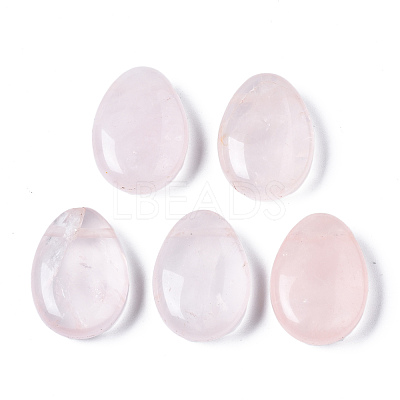 Natural Rose Quartz Pendants G-N0326-74L-1