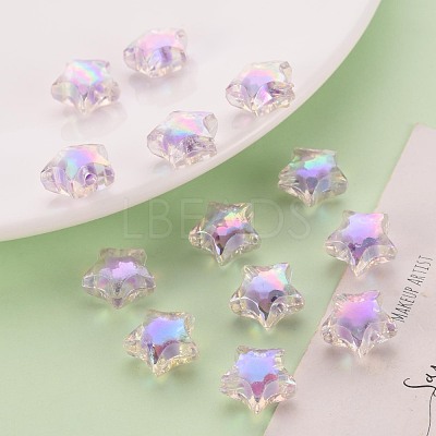 Transparent Acrylic Beads TACR-S152-02D-SS2114-1