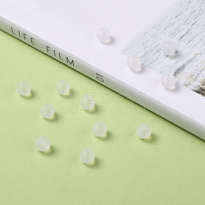 Transparent Acrylic Ball Beads FACR-R021-6mm-16-1