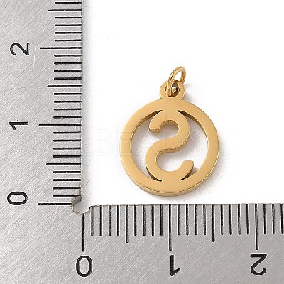 304 Stainless Steel Charms
with Jump Ring LS-STAS-R001-02G-S-1