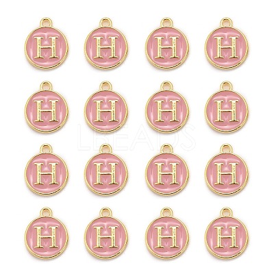 Golden Plated Alloy Enamel Charms LS-ENAM-S118-07H-1