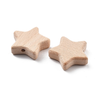 Natural Beech Wooden Baby Teething Toys WOOD-D275-01E-1