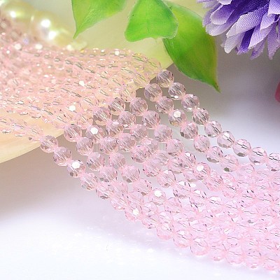 Imitation Austrian Crystal Bead Strands G-M181-6mm-03A-1