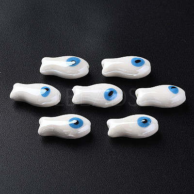 Handmade Porcelain Beads X-PORC-T007-06A-1