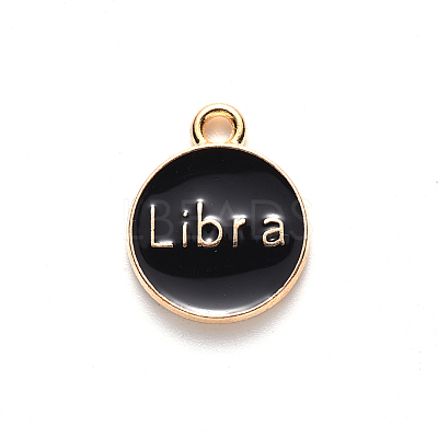 Alloy Enamel Pendants LS-ENAM-S124-01B-08K-1