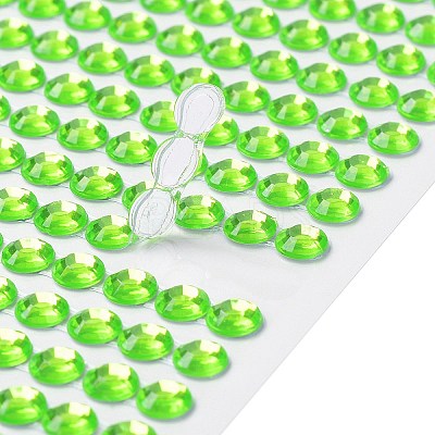Self Adhesive Acrylic Rhinestone Stickers STIC-PW0012-01C-1