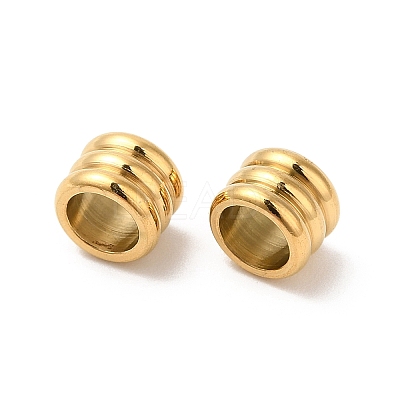304 Stainless Steel European Beads STAS-H214-04G-1