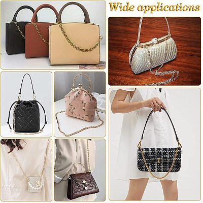 3 Strand 3 Style Iron Chain Bag Strap FIND-WR0002-63-1