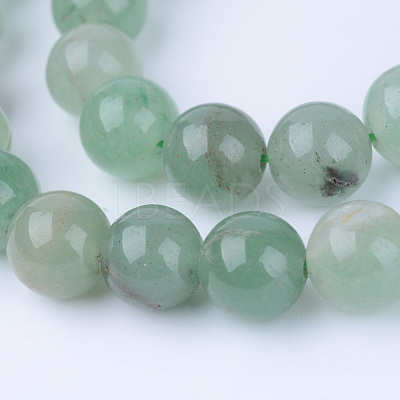 Natural Green Aventurine Beads Strands X-G-Q462-10mm-20-1