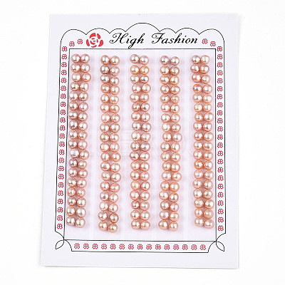 Grade 3A Natural Cultured Freshwater Pearl Beads PEAR-N018-3A-4045C-1