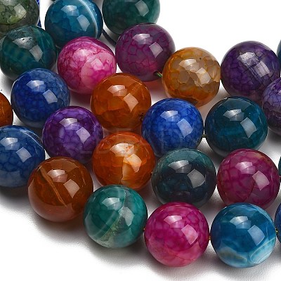 Natural Dragon Veins Agate Beads Strands GG-L001-L01-02-1