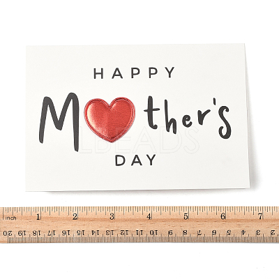 4Pcs Kraft Paper Greeting Cards AJEW-FS0001-30C-1