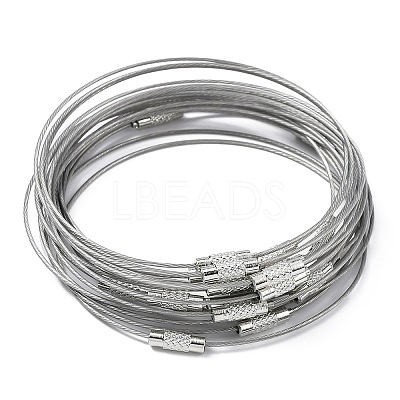 Steel Wire Bracelet Cords TWIR-YW0001-02A-1