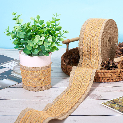 Burlap Ribbon OCOR-TAC0023-16E-1