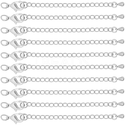 20Pcs Long-Lasting Plated Brass Chain Extender KK-BBC0023-26P-1