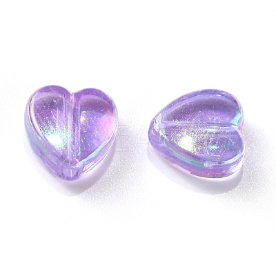 100Pcs Eco-Friendly Transparent Acrylic Beads TACR-YW0001-07D-1