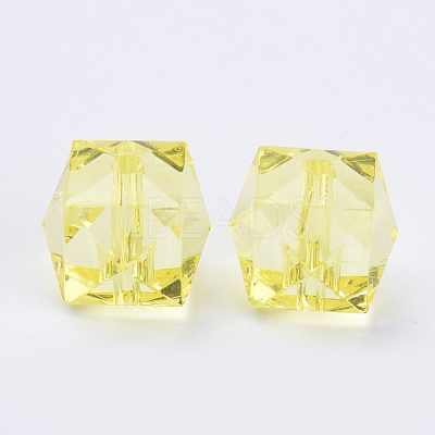 Transparent Acrylic Beads TACR-Q259-8mm-V21-1