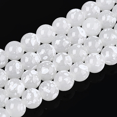 Baking Paint Glass Beads X1-DGLA-N015-8mm-01-1