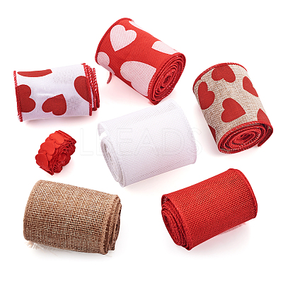 14M 7 Styles Polyester Ribbon SRIB-BT0001-02-1